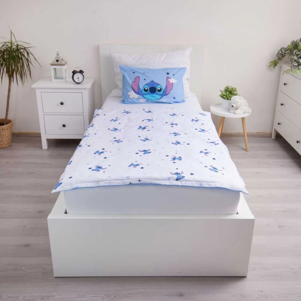 „Disney Lilo and Stitch“ vaikiška patalynės komplektas „Clouds“ 100–135 cm, 40–60 cm