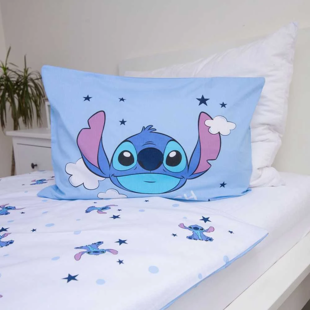 „Disney Lilo and Stitch“ vaikiška patalynės komplektas „Clouds“ 100–135 cm, 40–60 cm