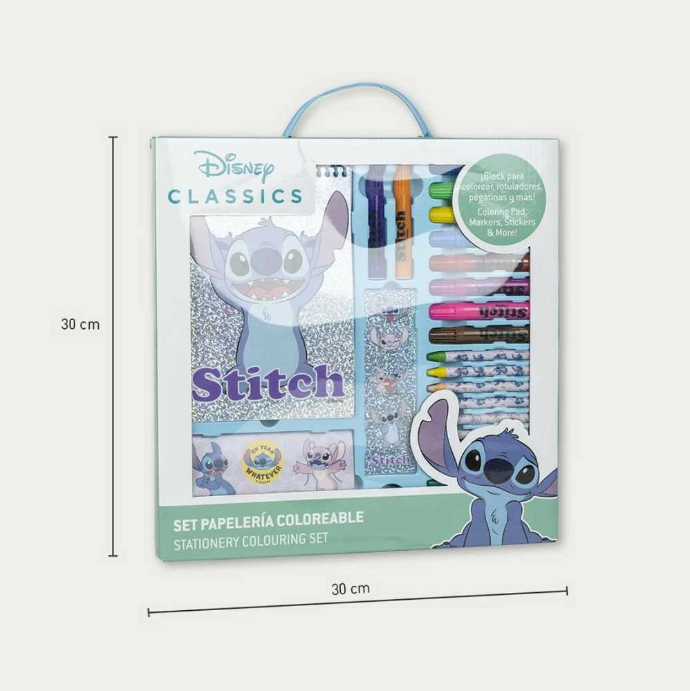 CERDÁ Disney Stitch colouring stationery set