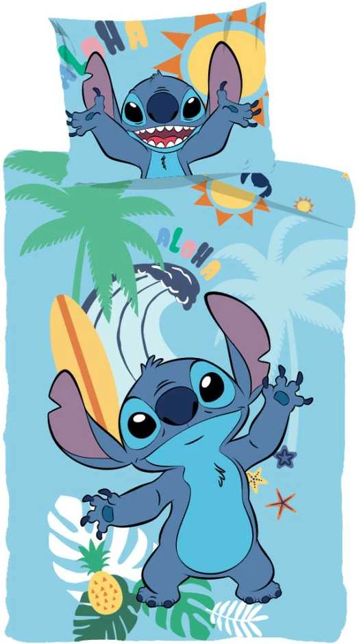 „Disney Lilo and Stitch“ vasarinė patalynės užvalkalas 140–200 cm, 70–90 cm