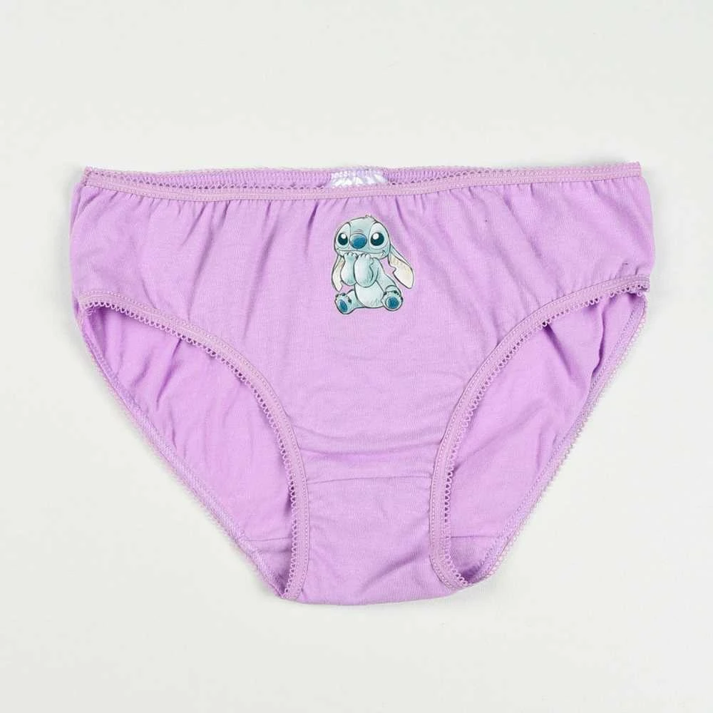 Disney Lilo ir Stitch Alien vaikiški apatiniai, kelnaitės (3 vnt./pakuotė) 6-8 metų amžiaus / 116-128 cm