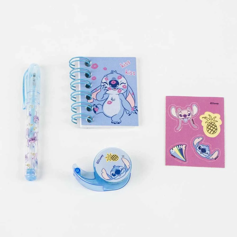 CERDÁ Disney Stitch Stationery mini backpack set