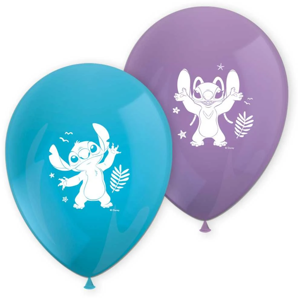 GoDan AST. BALON Stitch ir Angel Disney, 8 vnt.