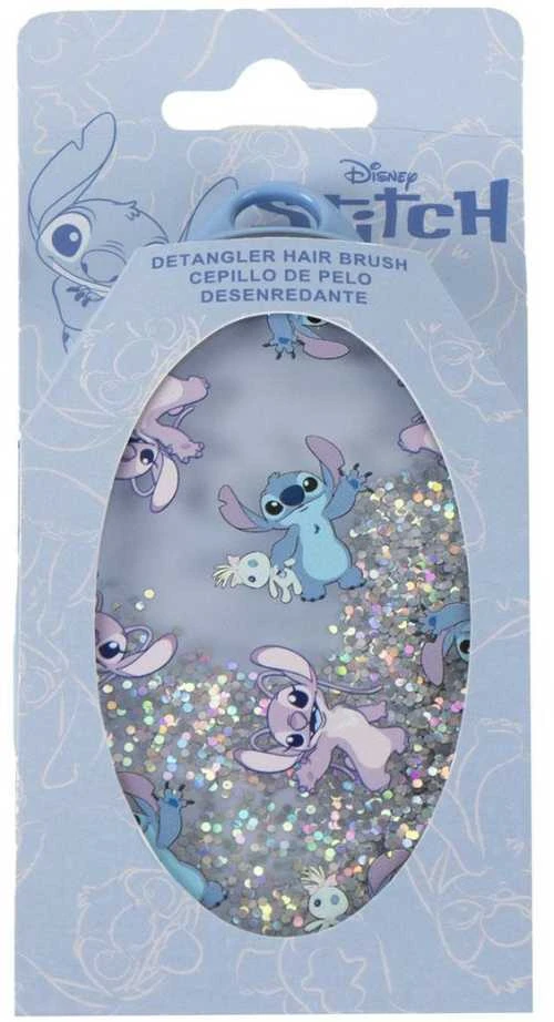 Disney Lilo ir Stitch angelo blizgantis plaukų šepetys 13 cm