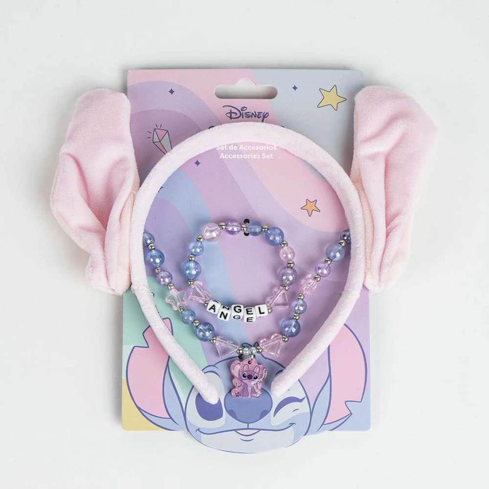Papuošalų komplektas Stitch Alyvinė 3 Dalys