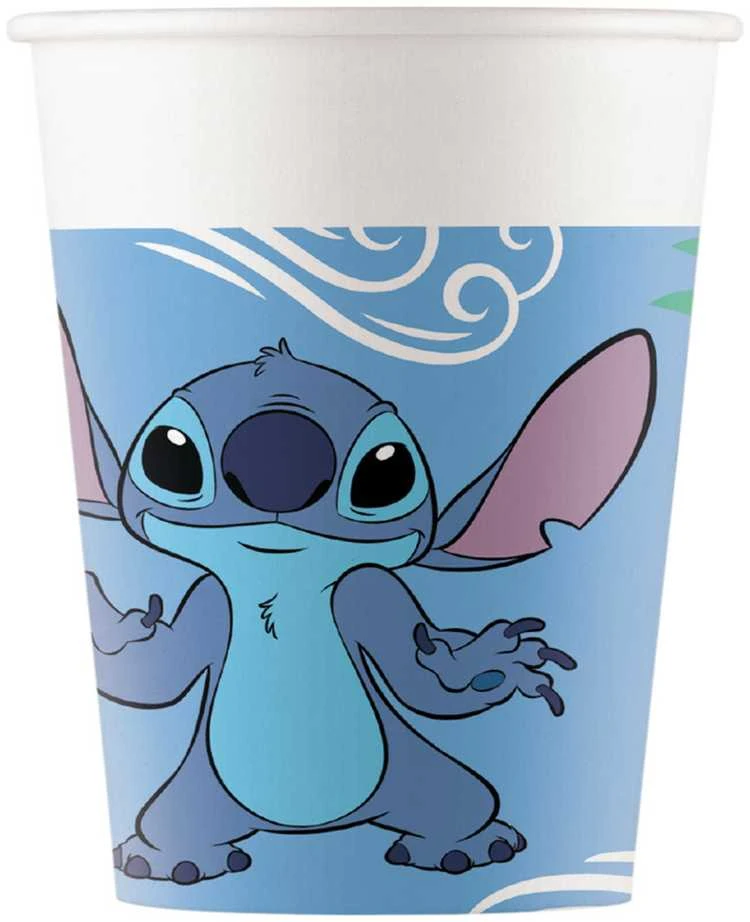 Procos2 GoDan „Stitch & Angel“ popieriniai puodeliai, 200 ml, 8 vnt. 96795
