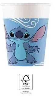 Procos2 GoDan „Stitch & Angel“ popieriniai puodeliai, 200 ml, 8 vnt. 96795