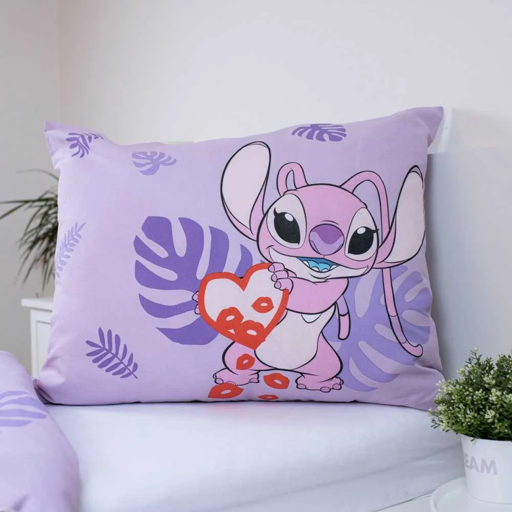 Disney Lilo ir Stitch bučinys patalynės užvalkalas 140–200 cm, 70–90 cm