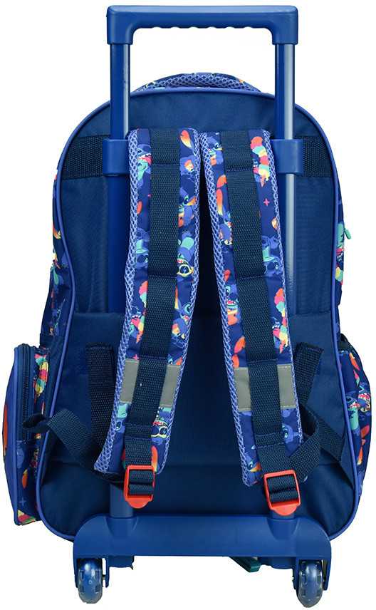 Disney Lilo ir Stitch Chillin' mokyklinis krepšys su ratukais, 46 cm