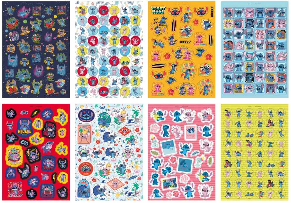 Ameet Ccg Mz Import CCG Disney Stitch piešimo blankai A5 8 vnt. 700246 00246