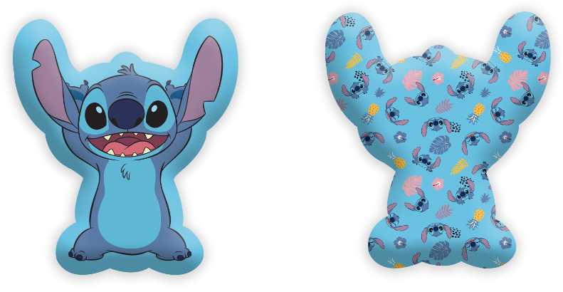 Disney Lilo ir Stitch formos dekoratyvinė pagalvėlė 35x29 cm veliūras
