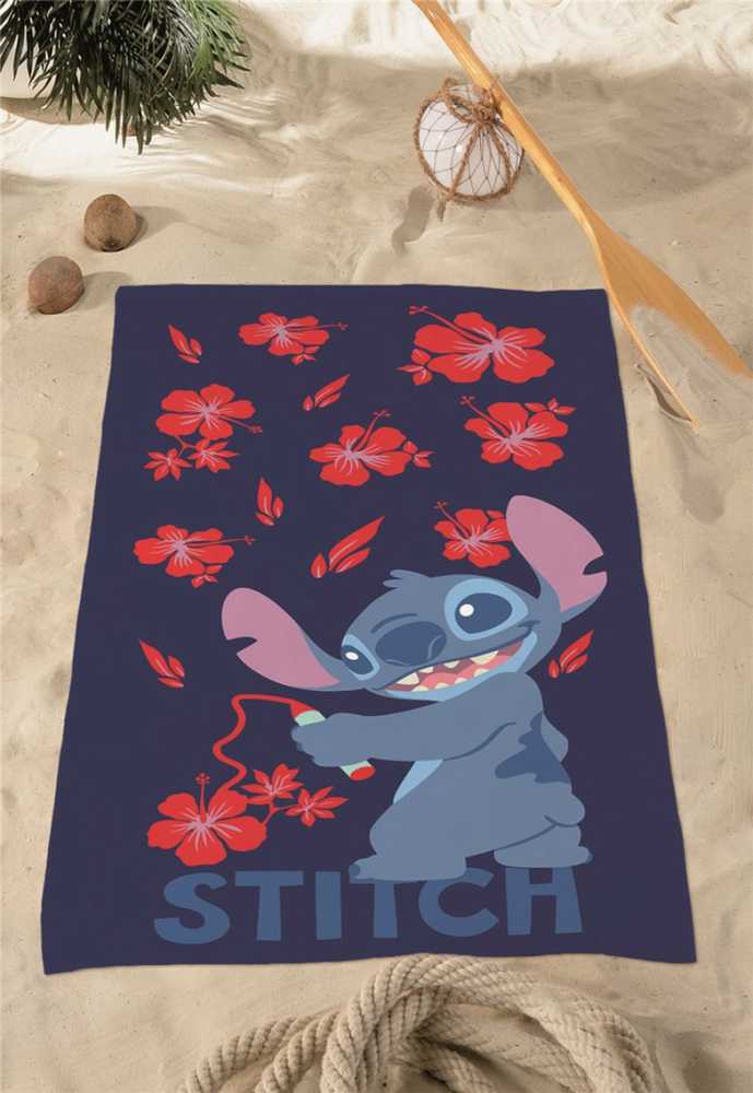 Rankšluostis Disney Stitch cotton beach towel