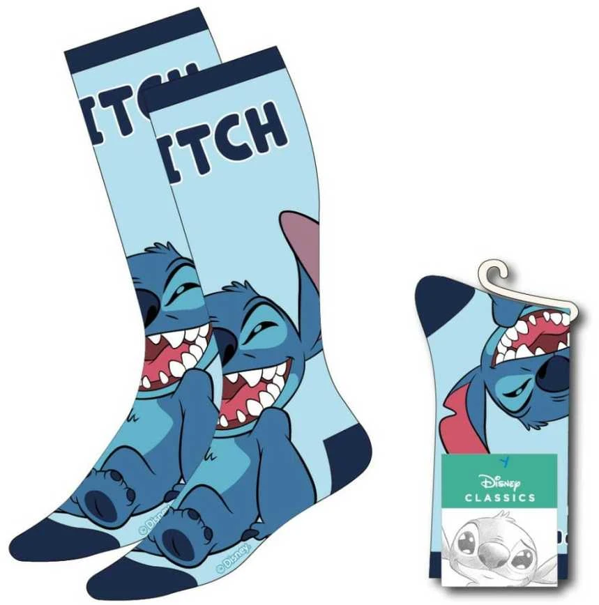 Disney Lilo ir Stitch Grin moteriškos kojinės iki kelių 36/43