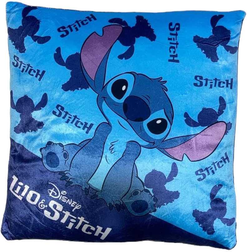 Disney Lilo ir Stitch Happy aksominė dekoratyvinė pagalvėlė 38x38 cm