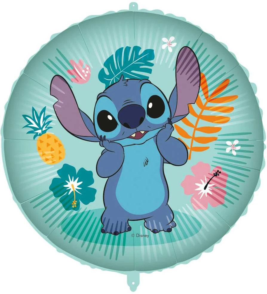 „Globos Europe Bv Stitch Hawaii“ folijos kamuoliukas, 46 cm