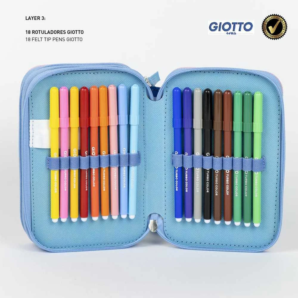 CERDÁ Disney Stitch triple pencil case