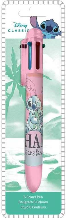 Kids Euroswan Vaikams skirtas „Euroswan“ – licencijuoti priedai, 6 spalvų tušinukas | Lilo ir Stitch