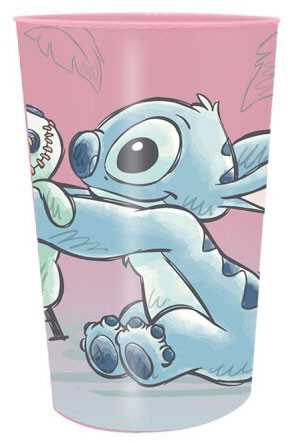 Kids Euroswan - Akcesoria licencyjne Kids Euroswan - Priedai licencyjne Plastikinis puodelis - 250 ml - Pastelinis | Lilo ir Stitch