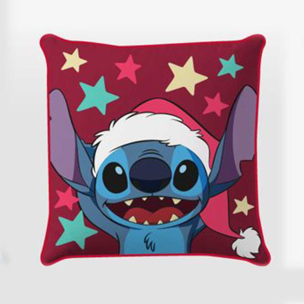 „Disney“ Lilo ir Stitch Kalėdinių pagalvėlių užvalkalas, 40x40 cm, aksominis