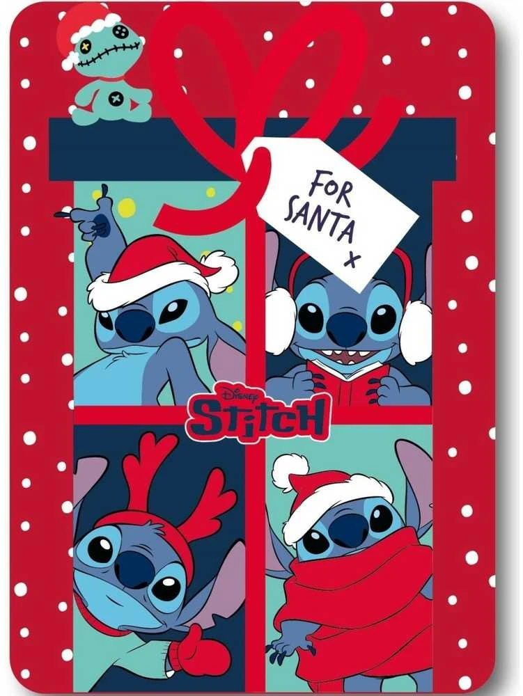 Disney Stitch Christmas polar blanket