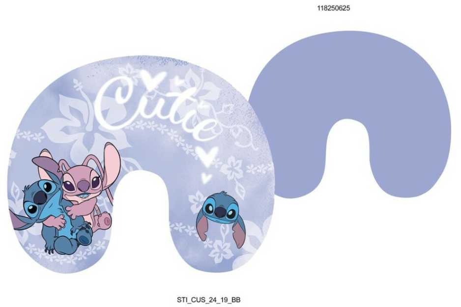 Disney Stitch & Angel travel cushion