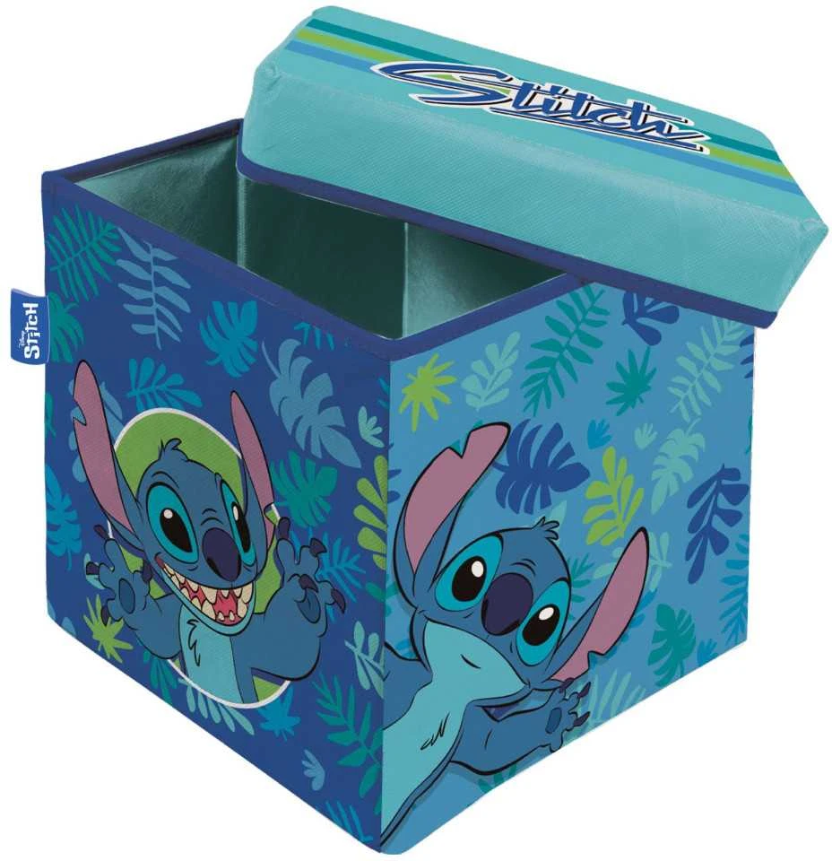 Arditex Disney Stitch Skammel med opbevaring (Sammenklappelig )