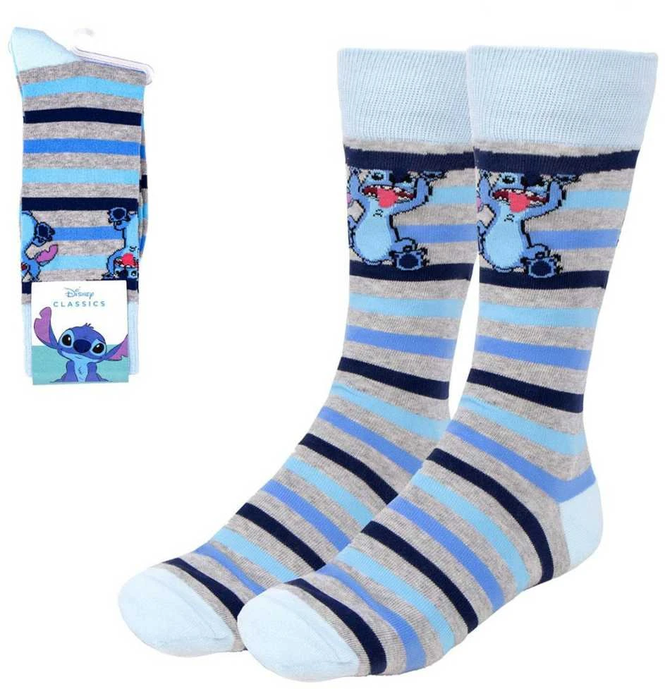 Kojinės Stitch Šviesiai mėlyna (36-43)