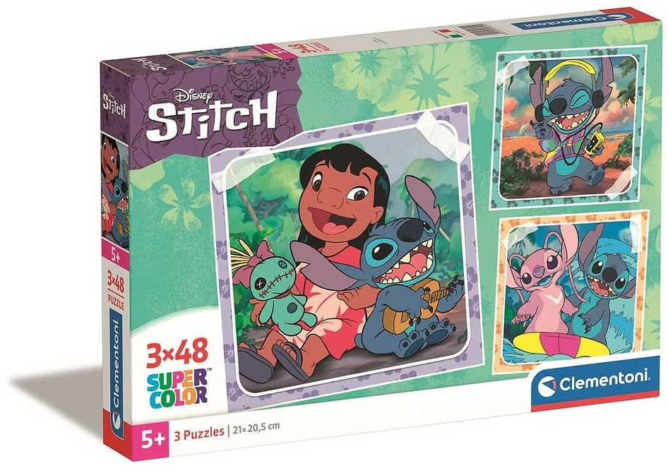 Clementoni Dėlionė 3x48 vnt. - Stičas
