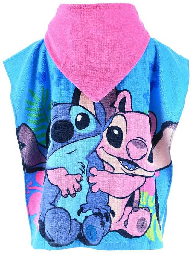 Disney Lilo ir Stitch paplūdimio rankšluostis pončas 55x110 cm
