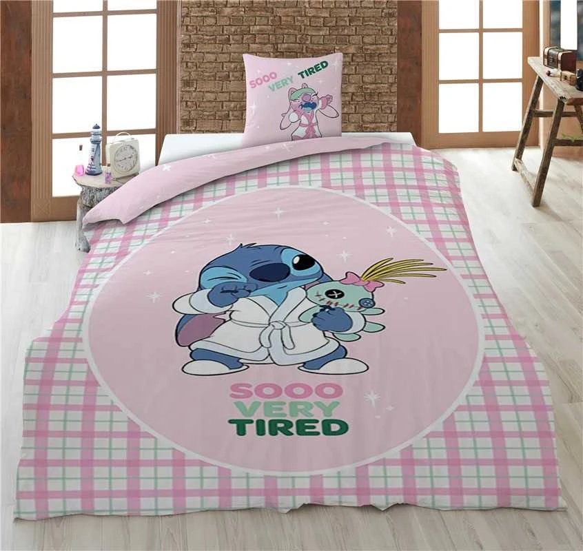 Disney Stitch policotton duvet cover bed 90cm