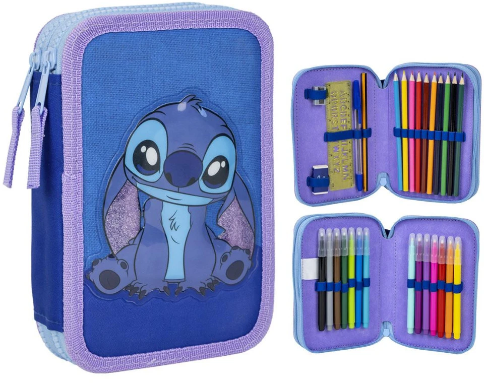 CERDÁ Disney Stitch double pencil case