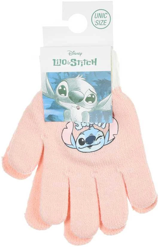 Kepurė Disney Lilo ir Stitch rožinė vaikiška pirštinė