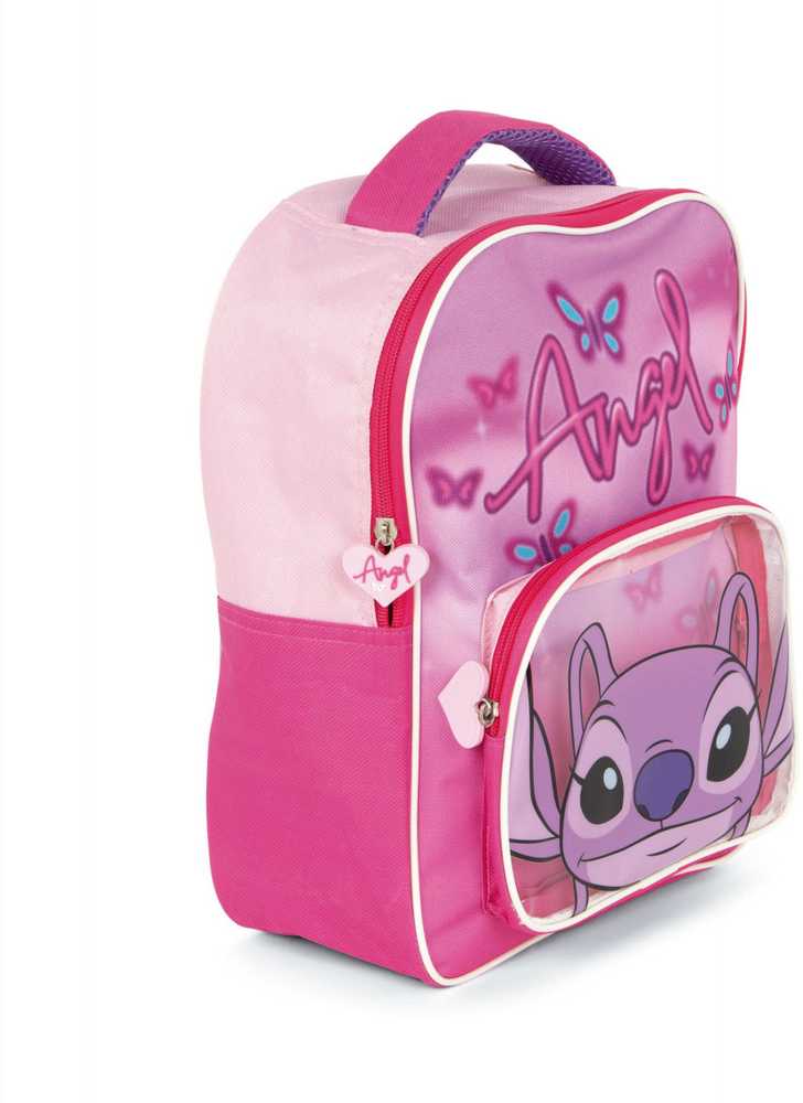 Disney Lilo ir Stitch rožinio angelo kuprinė, krepšys 30 cm