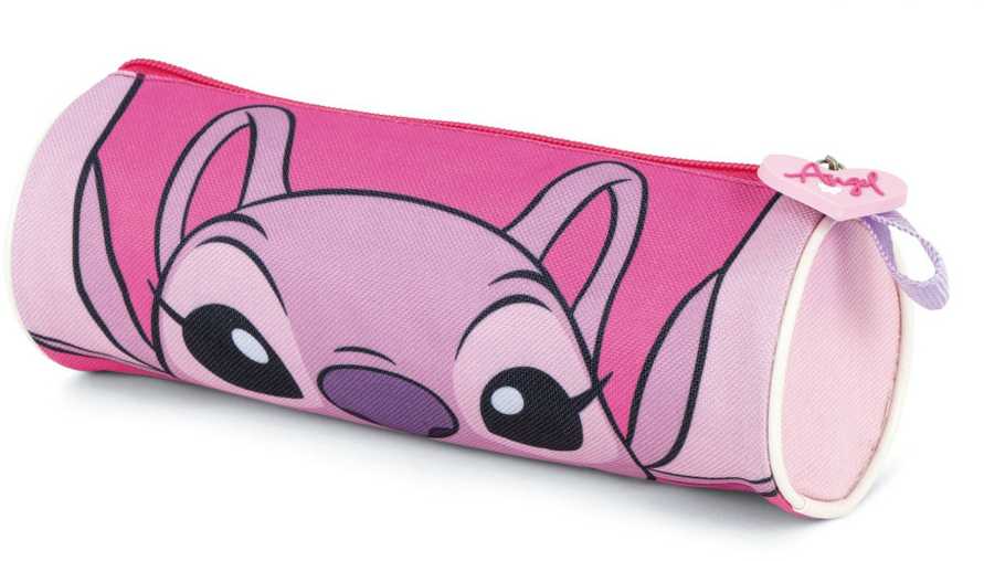 Disney Lilo ir Stitch rožinis angeliukas rašiklių laikiklis 21 cm