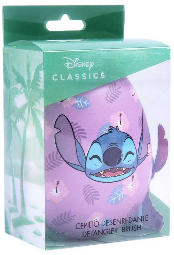 Disney Lilo ir Stitch rožinis plaukų šepetys 9 cm