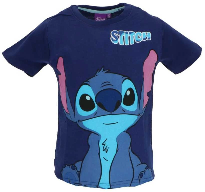 Disney Lilo ir Stitch saldūs vaikiški trumpi marškinėliai, palaidinė 3-8 metų vaikams