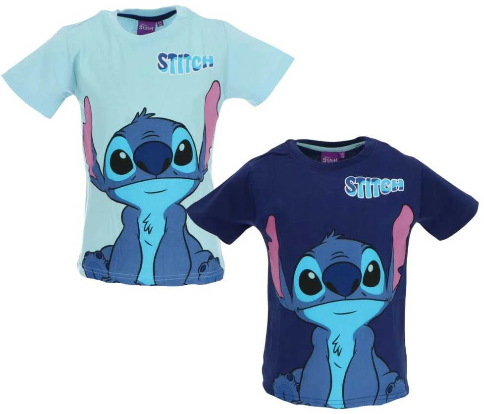 Disney Lilo ir Stitch saldūs vaikiški trumpi marškinėliai, palaidinė 3-8 metų vaikams