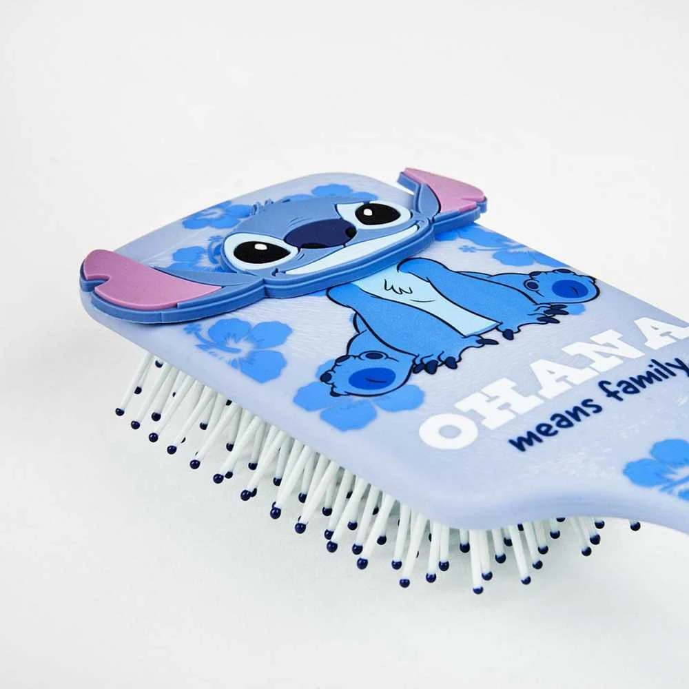 CERDÁ Stitch 3D plaukų šukos - šepetys, 22 cm