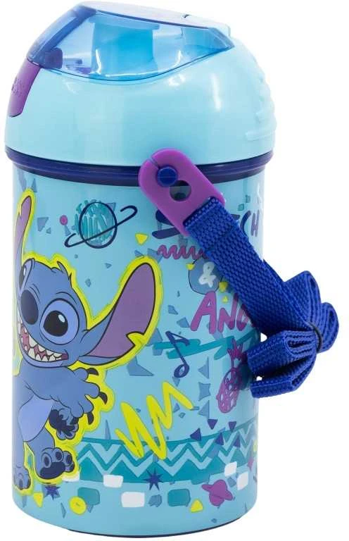 Disney Lilo ir Stitch šokių vandens buteliukas, sportinis buteliukas 450 ml