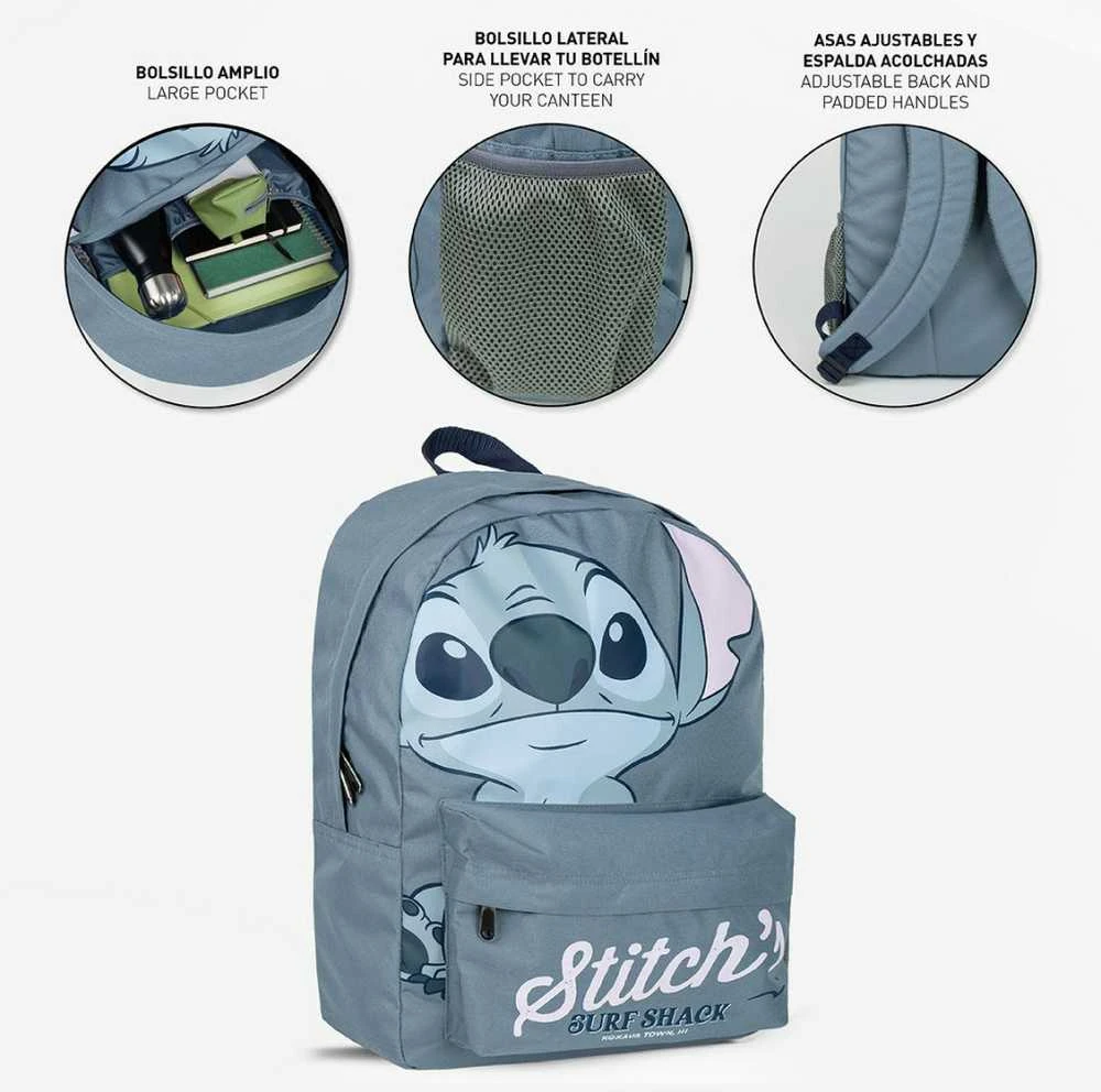 Disney Lilo ir Stitch Surf Shack mokyklinis krepšys, 42 cm