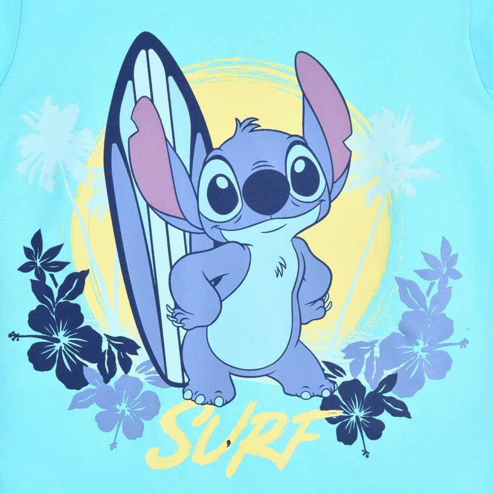 Disney Lilo ir Stitch Surf vaikiški trumpi marškinėliai, 3 metai / 98 cm