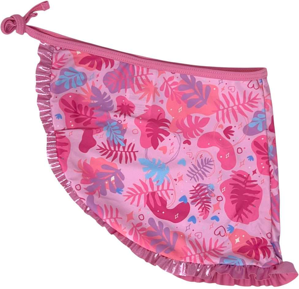 Disney Lilo ir Stitch Tropic Rožinė vaikiškas bikini ir sarongo komplektas 6/8 metų