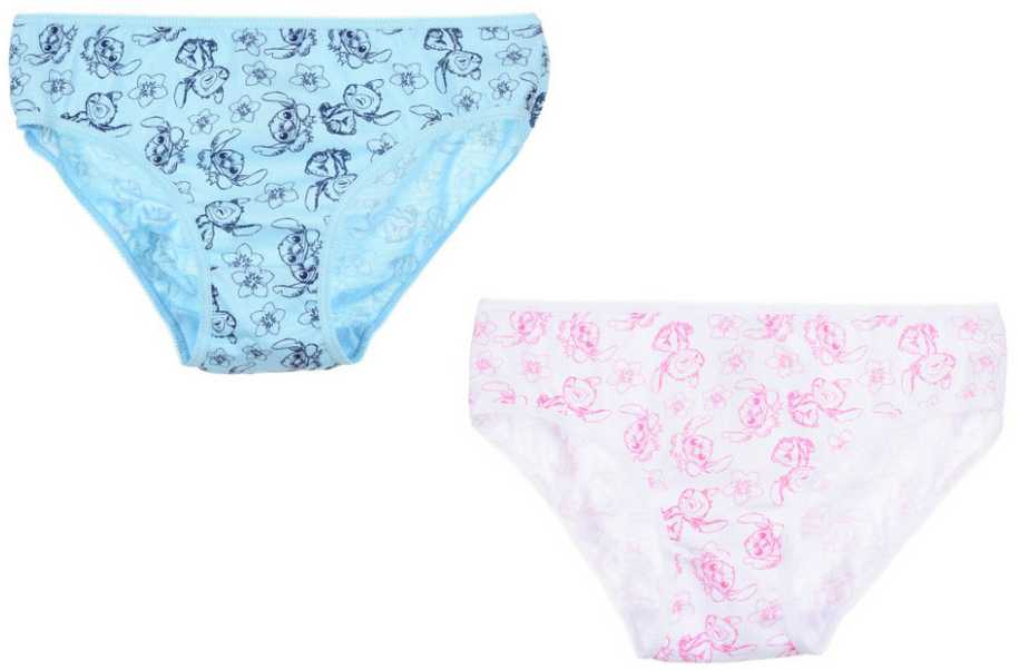 Disney Lilo ir Stitch vaikiški apatiniai, kelnaitės (5 vnt./pakuotė, 5/6 metai)