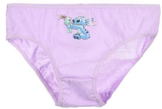 Disney Lilo ir Stitch vaikiški apatiniai, kelnaitės (5 vnt./pakuotė, 3/4 metai)