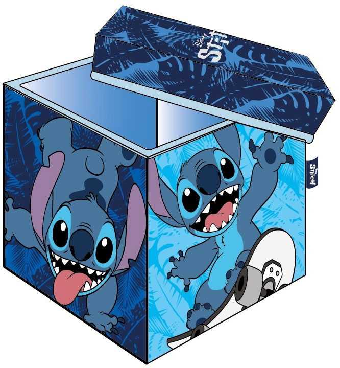 Disney Lilo ir Stitch žaislų laikymo dėžė 30√ó30√ó30 cm