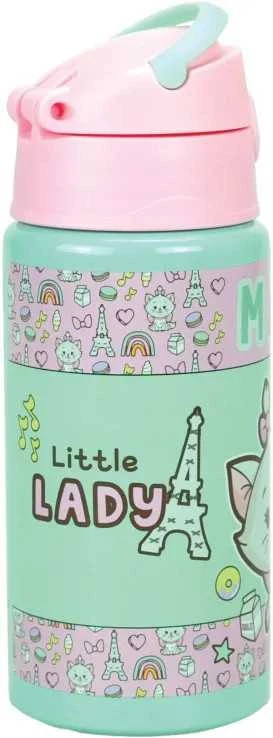 Disney Marie Little Lady aliumininis buteliukas su kabliuku 500 ml