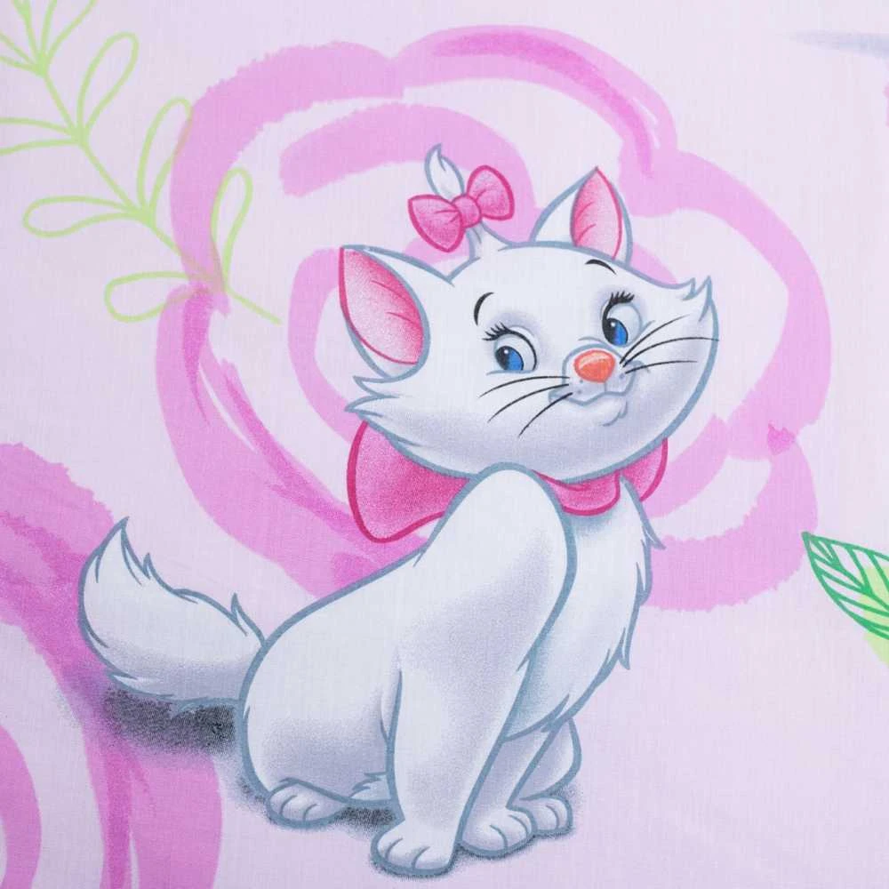 Patalynė bawełniana 140x200 Kot Marie Cat rožinė pszewka 70x90 JF24