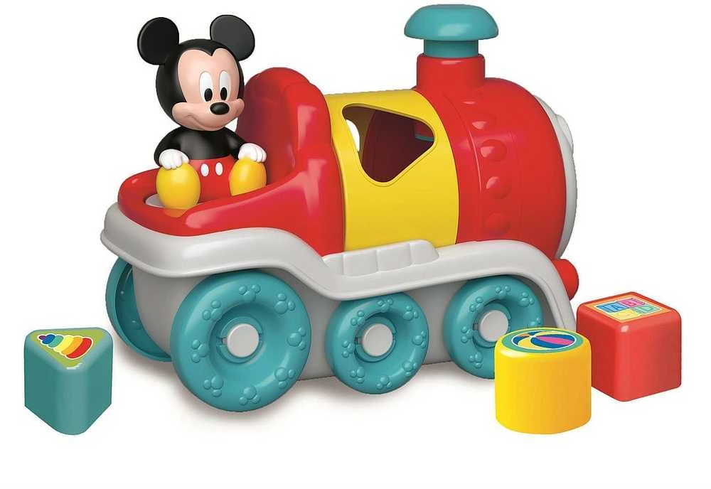 Clementoni Toys CLE BABY DISNEY Mickey rūšiavimo traukinys 17900