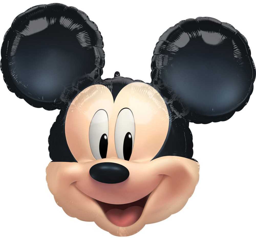 Usorteret Mickey Mouse folieballon, 63 x 55 cm