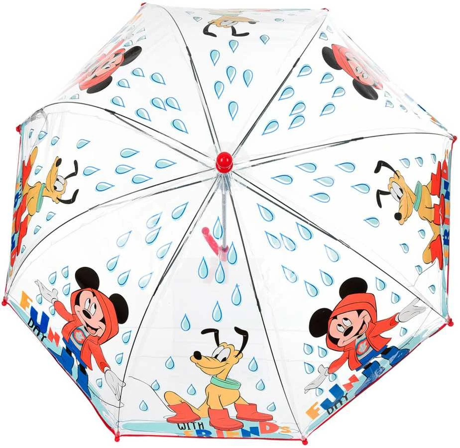 „Disney Mickey Fun Day“ vaikiškas permatomas skėtis √ò72 cm